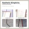 4Th Generation Floor Standing Full Length Mirror Wall Mounted Glass - Transparent - Image 7