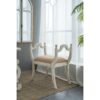 Harlow - Bench, Farmhouse / French Country Style Vanity Chair - Beige / White - Image 10