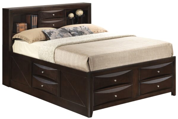Marilla - Queen Storage Bed - Cappuccino
