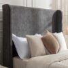 Harper - Tall Headboard Upholstered Bed With High Headboard - Gray - Image 6