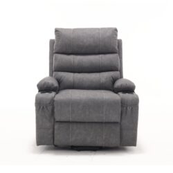 Electric Power Lift Recliner Chair Sofa With Massage And Heat - Gray