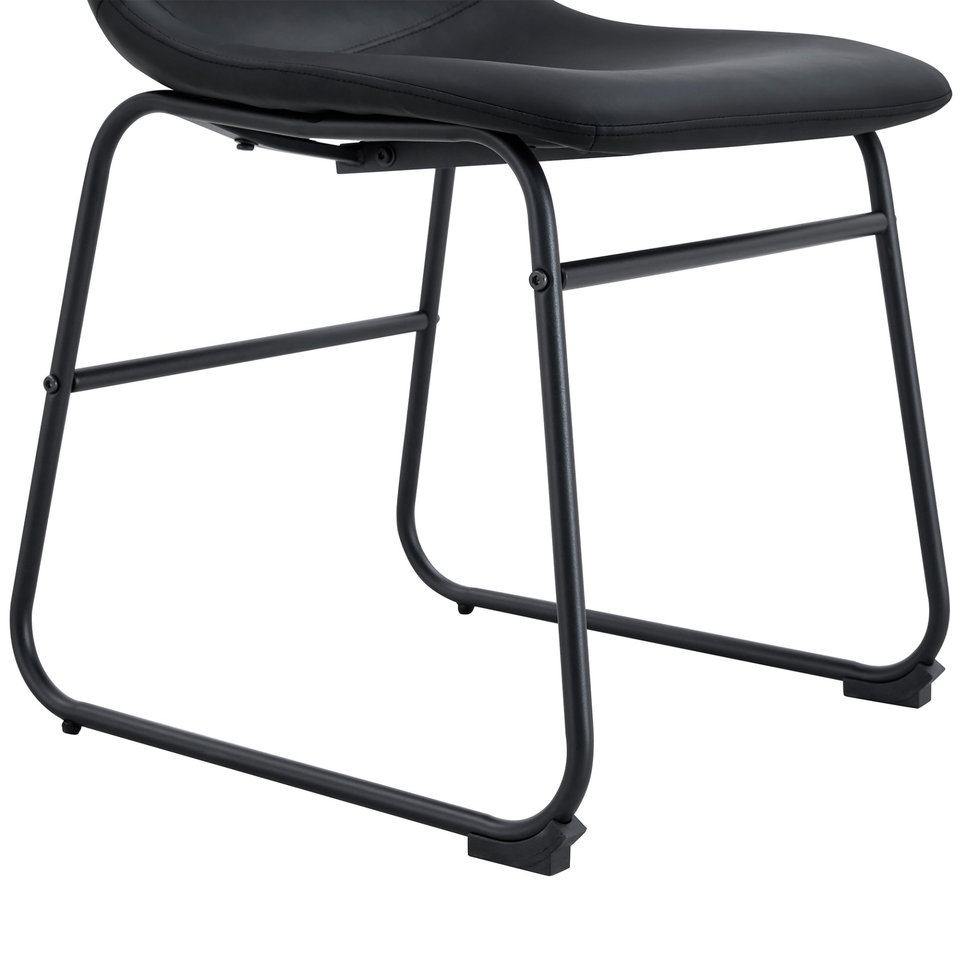 (Set of 4) Classic Chairs, A Stylish Seat Suitable For Modern Minimalist And Industrial Style Environments - Black - Image 16