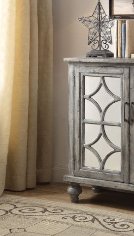 Velika - Weathered Console Table - Gray - Image 4