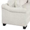 Contemporary U Shaped Sectional Sofa With Movable Storage Ottoman - White - Image 20