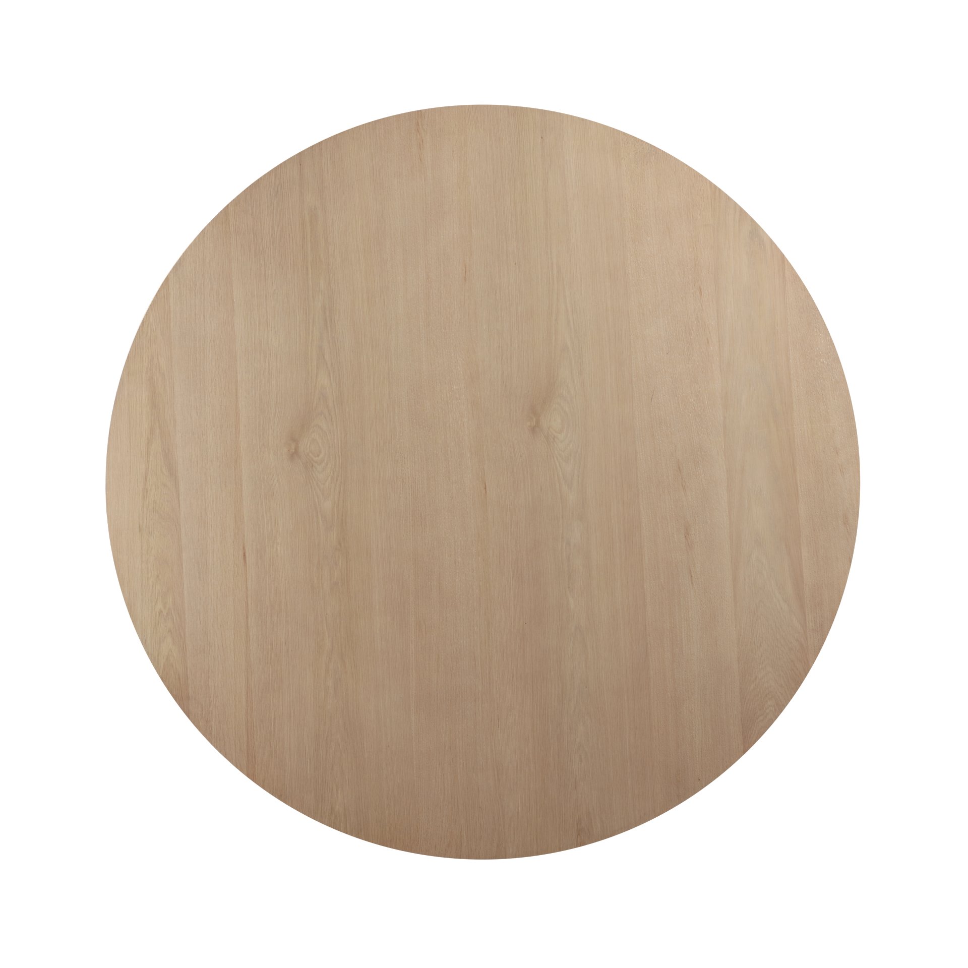 Caspian - 5 Piece Round Dining Table Set With Chairs - Oak - Image 4