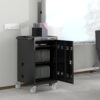 Mobile Charging Cart For Tablets Laptops 35 Device Capacity Matt Metal - Matt Black - Image 2