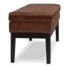 Carlson - Ottoman Bench - Distressed Saddle Brown - Image 4