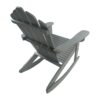 Reclining Outdoor Rocking Adirondack Chair - Walnut - Image 7