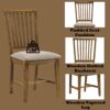 Wallace II - 5 Pieces Dining Room Set - Oak - Image 10
