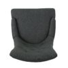 Glory Diamond Tufted Upholstered Office Chair With Rolling Casters And Sloped Arms - Dark Gray / Chrome - Image 6
