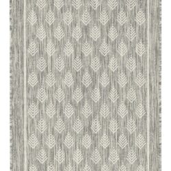 Sunshine - 2'7" X 7'3" Indoor, Outdoor Area Rug Polypropylene - Silver