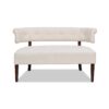 Jared - Roll Arm Tufted Bench Settee - Sky Neutral Beige - Image 2