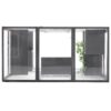 Outdoor Diy Cat House Catio With Double Enter Doors, Platforms, And Condos - Dark Gray - Image 12