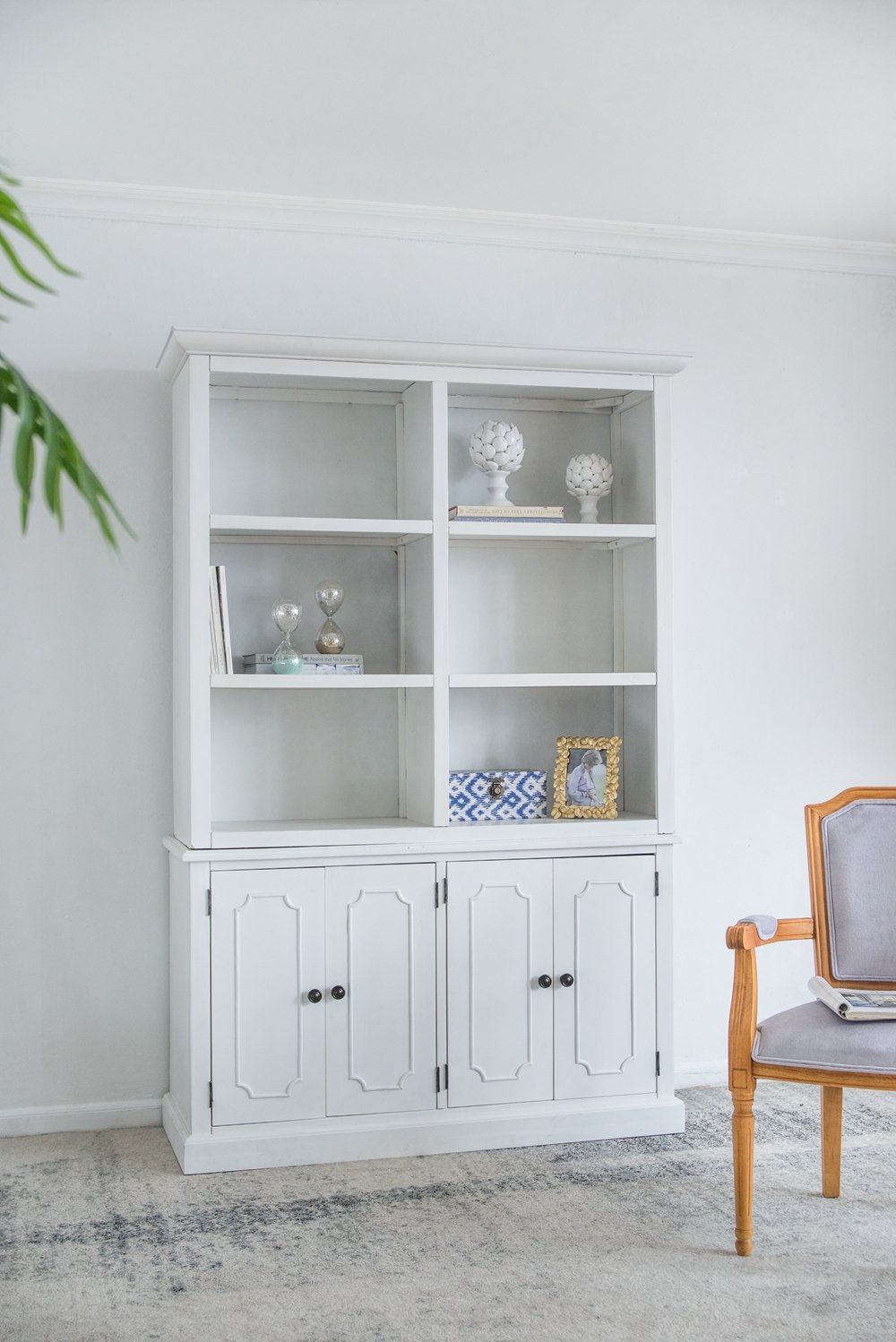 Solid Wood Cabinet - White - Image 13