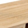 41.34" Rattan Coffee Table, Sliding Door For Storage, Solid Wood Legs, Modern Table For Living Room - Natural - Image 15