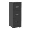Metal Vertical File Cabinet With Lock And Card Slot For A4 Legal / Letter Size, Durable Steel - Black - Image 7