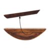 Crescent Floating Wall Shelf - Brown - Image 10