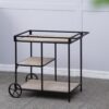 Shelf With Wheel - Black / Brown - Image 11