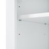 Freestanding Bathroom Vanity Tall With Damping Hinge Doors, Adjustable Shelves - White - Image 18