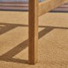 Outdoor Weather Resistant Acacia Wood Adirondack Dining Chairs Set (Set of 2) - Natural - Image 13
