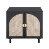 2 Door Cabinet, Suitable For Bedroom - Black - Image 9
