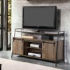 Rashawn - Rustic TV Stand - Oak - Image 7