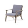 Temecula - (Set of 2) Outdoor Club Chairs With Cushions - Dark Gray - Image 7