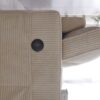 Stationary Loveseat - Cream - Image 11