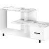 TV Stand, Console, Media Entertainment Center, Storage Drawer, Contemporary & Modern - White - Image 6