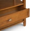 Warm Shaker - Wide Console Sofa Table - Light Golden Brown - Image 5