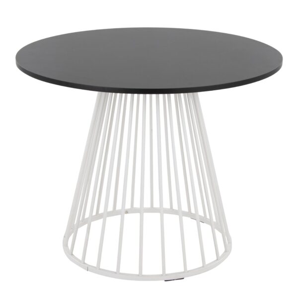 Canary Cosmo - Contemporary Dining Table - White / Black