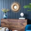 Retro DesignSunburst Metal Wall Mirror Decorative Mirror For A Bedroom Dressing Room, Hallway Or Living Space - Gold - Image 5
