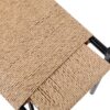 Vanity Stools Handwoven Paper Rope Ottoman For Entryway Natural Footstool For Living Room - Natural - Image 17