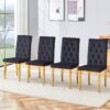 Legs Complement The Velvet Chair (Set of 4) - Black - Image 4
