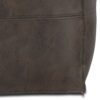 Sheffield - Square Pouf - Distressed Dark Brown - Image 4