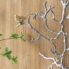 Metal Branch Wall Sculptures With Bird Accents (Set of 2) - Silver Multi - Image 5