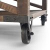 Harding - Square Coffee Table - Distressed Dark Brown - Image 5