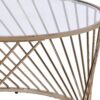 Bluelipe - Clear Glass Top With Coffee Table - Champagne - Image 3