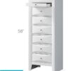 Marilla - 7 Drawer Lingerie Chest - White - Image 2