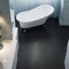 Interlocking Deck Tiles Plastic Waterproof Outdoor All Weather Anti-Slip Bathroom Shower Balcony Porch Strong Weight Capacity Upto 440 Lbs, Pebble Stone Pattern Pack Of 12 - Black - Image 10