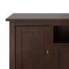 Warm Shaker - TV Media Stand - Russet Brown - Image 3