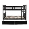 Full Over Full Bunk Bed With Drawers And Ladder For Bedroom - Espresso - Image 3