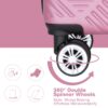 2 Piece Luggage Sets Lightweight Suitcase, Spinner Wheels, (20/14) - Pink - Image 7
