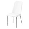 Dining Chair, Side, Upholstered For Dining Room, Contemporary (Set of 2) - White - Image 2
