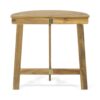 Outdoor Half Round Folding Bistro Table - Natural - Image 13