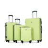 Luggage 4 Piece Lightweight Suitcase With Rotating Wheels, 24" And 28" With Tsa Lock, (16/20/24/28) - Fluorescent Green - Image 13