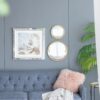 Round Mirror, Circle Mirror With Iron Frame For Living Room Bedroom Vanity, Entryway, Hallway - Gold - Image 6
