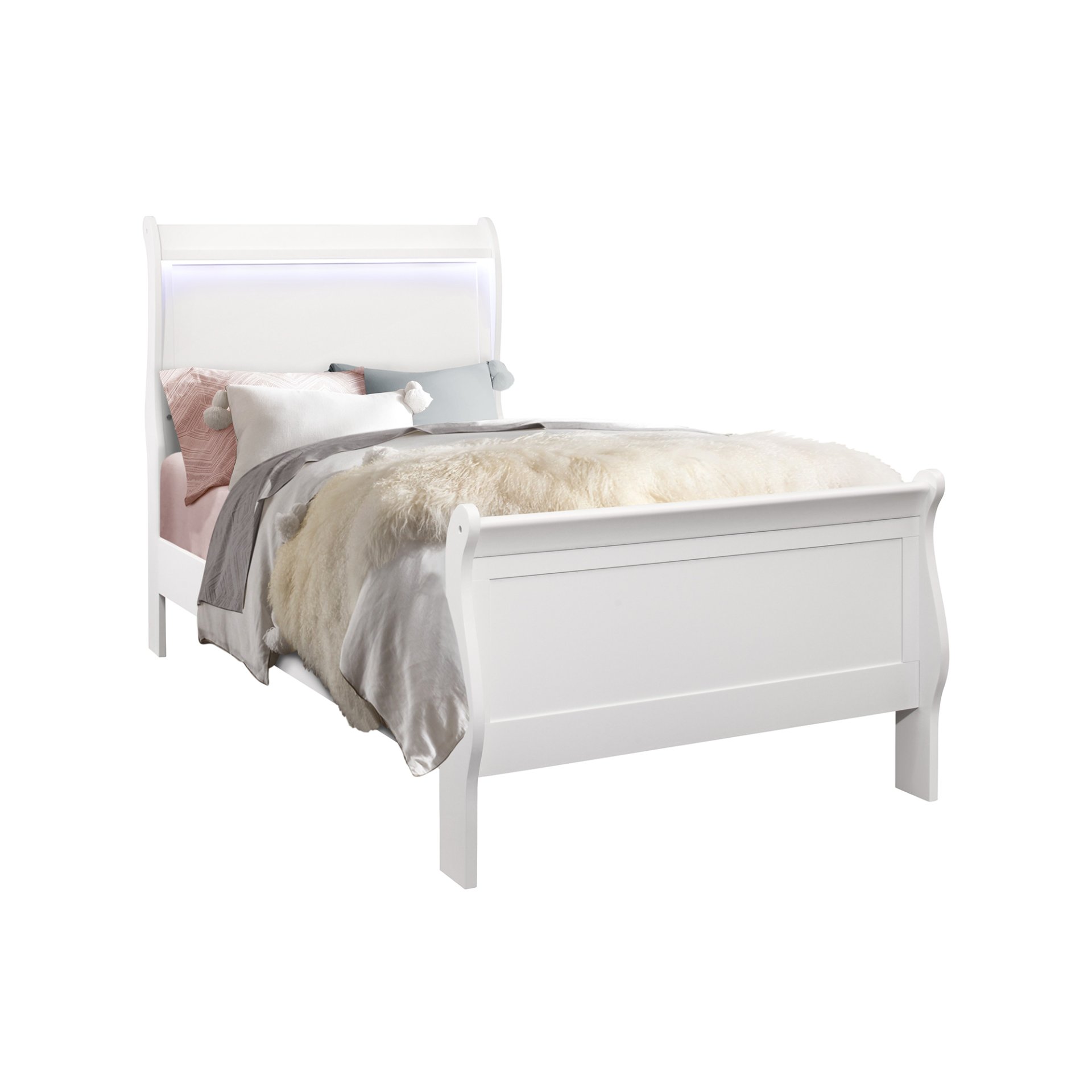Charlston - Twin Bed - White - Image 10