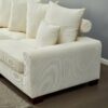 Modular Sectional Sofa, 5 Seater Oversized Convertible L & U Shaped Couch, Corduroy Fabric - Beige - Image 9