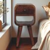 Extra Mini Curve Lower Nightstand - Chestnut - Image 10